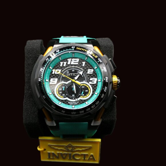 Invicta S1 Rally Men's Watch - 50.5mm, Black, Green (43798) - Picture 8 of 8